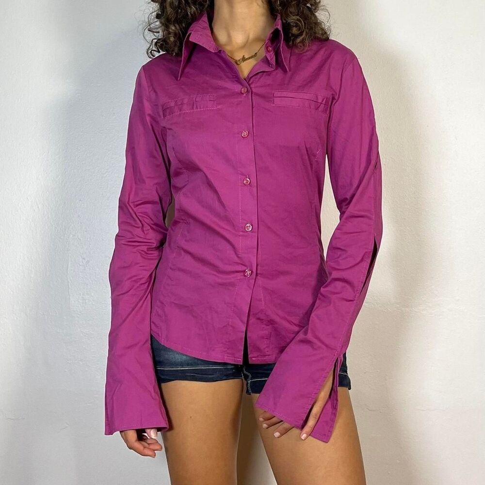 Unbranded Women's Purple and Pink Shirt